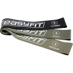 Резинки для фітнесу EasyFit MonoBand набір 3 шт