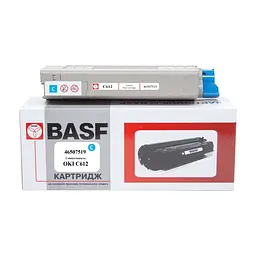 Тонер-картридж BASF OKI C612/ 46507519 Cyan (KT-46507519)