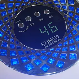 Лампа для манікюру та нарощування нігтів рожева Sun YC 57B 268 вт LED UV LED - мініатюра 4