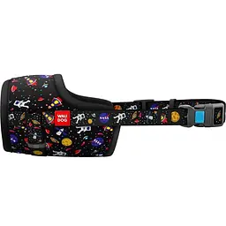 Намордник для собак Waudog Nylon NASA, пластиковий фастекс №2 (19-26 см) (5389)