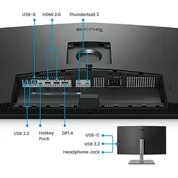 Монітор 32" BenQ PD3225U UHD IPS 60Hz (9H.LLYLA.TBE) - мініатюра 9