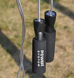 Скакалка швидкісна з підшипниками Power System PS-4004 Speed Jump Rope 2,8 м (PS-4004_Black-Steel) - мініатюра 5