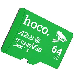 Карта пам'яті Hoco microSDXC Class 10 - 64GB (без адаптера) Green - мініатюра 2