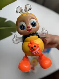 Інтерактивна іграшка бджілка зі світлом та музикою - мініатюра 2