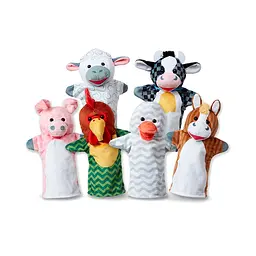 Великий ляльковий театр Melissa&Doug Ферма 6 шт. (MD9121) - мініатюра 3