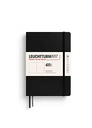 Блокнот Leuchtturm1917 Середній Чорний Чисті аркуші (372930) - мініатюра 1