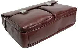 Великий діловий портфель зі шкіри Sheff S5003 Коричневий - мініатюра 8
