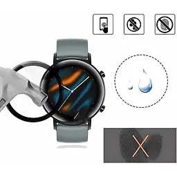 Захисна плівка BeCover для Honor MagicWatch 2 42 mm Black (706045) - мініатюра 5