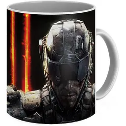 Кухоль GeekLand Call of Duty Black Ops 3 Поклик Боргу armor CD 02.01 330 мл чорний - мініатюра 2