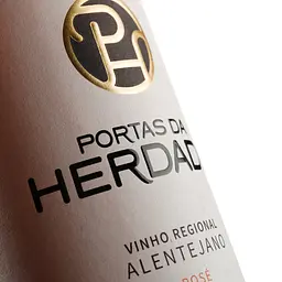 Вино Portas da Herdade Regional Alentejano, рожеве, напівсолодке, 12%, 0,75 л - мініатюра 3