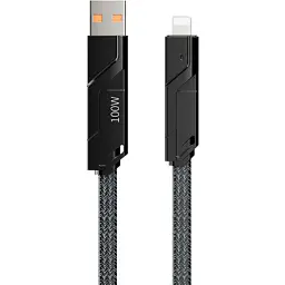 Дата кабель USB-C to USB-C + Lightning + USB-A 1.5m Black Proda (PD-B96th-BK) - мініатюра 2