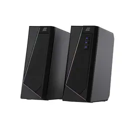 Акустична система 2E PCS233 RGB, 2.0, USB, Black - мініатюра 2