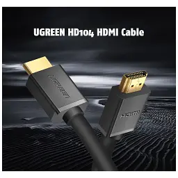 Кабель мультимедійний HDMI M to HDMI M 1.5m HD104 black Ugreen (60820) - мініатюра 2