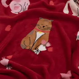 Плед Ardesto Flannel 160х200 см 100% поліестер котики з сердечками pbe0050460 - мініатюра 6