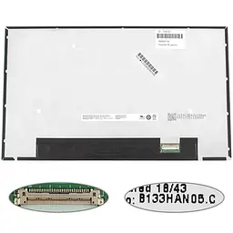 Матрица 13.3" B133HAN05.C (1920*1080 30pin(eDP IPS) LED SLIM(без доп. панели !!!) матовая разъем справа внизу)