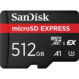 Карта пам'яті SanDisk 512GB microSDXC class 10 UHS-I U3 A1 Express (SDSQXFN-512G-GN4NN)