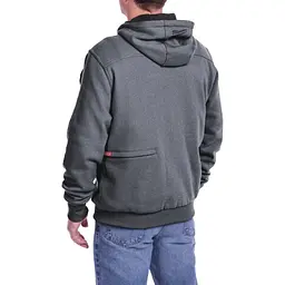 Куртка-худі з електропідігрівом акумуляторна MILWAUKEE, M12 HH GREY3-0 (XL), сіра - мініатюра 5