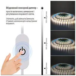 Світлодіодна стрічка ColorWay LED  5м з живленням від USB (CW-LD05) - мініатюра 4