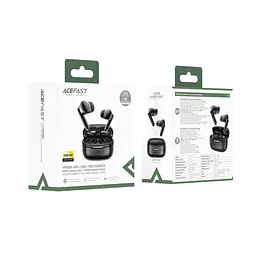 Бездротові навушники Acefast W5 hybrid noise reduction true wireless earbuds Black (6974316285373) - мініатюра 2