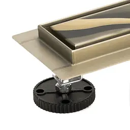 Душовий канал Rea Pure Neo mirror gold pro 60 см REA-G5610 - мініатюра 5