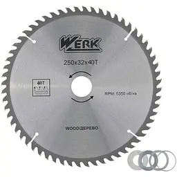 Werk 250х32 мм Диск пильний