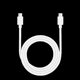 Кабель Data Cable UltraDART / SuperVOOC / Warp / 150W / 240W / 10A 1m Type-C на Type-C / USB-C (OEM) white - мініатюра 2