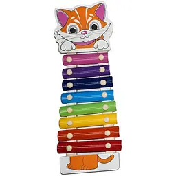 Дитяча іграшка Ксилофон Tree Toys MD0712 дерев'яний Котик