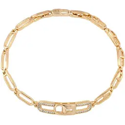 Браслет XUPING Позолота 18K "Замочок" розмір з замком 17.5,19.5см х 4-5мм (220415)
