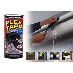 Прорізана клейка водонепроникна стрічка Flex Tape - мініатюра 3