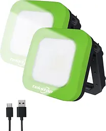 2 комплекти USB робочого світла, що перезаряджається, портативний магнітний Handy Bright COB - мініатюра 2
