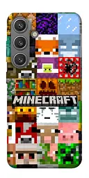 Чохол Demsky Minecraft collage для Samsung Galaxy S24+