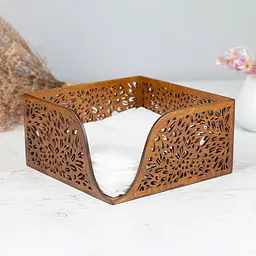 Дерев'яна серветниця VANZA SPLASH walnut - M (17.5 см) - мініатюра 3
