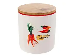 Набір банок для сипучих продуктів Lefard Hot Vegetables 3 шт. 620 мл червоний (940-291) - мініатюра 2