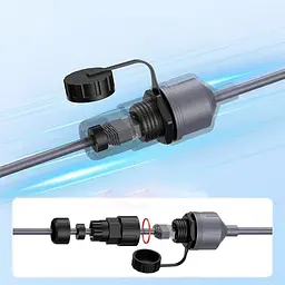 Адаптер Starlink Ethernet Adapter v2 водонепроникний мережевий Lan Connector комплект 2 шт. - мініатюра 8