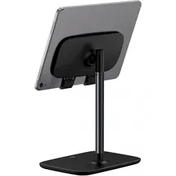 Тримач настільний для смартфона Baseus Indoorsy Youth Tablet Desk Stand Telescopic Version SUZJ-01 Black - мініатюра 4