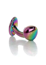 Анальна пробка B-Series Jewellery Multicolour Curved Plug S - мініатюра 4