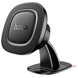 Автотримач Hoco H73 Crown magnetic (center console) Black / Metal gray