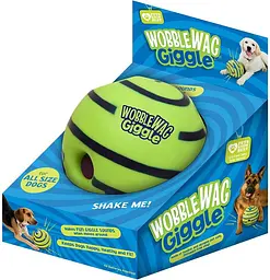 Інтерактивна іграшка-м'яч для собак Wobble Wag Giggle Ball