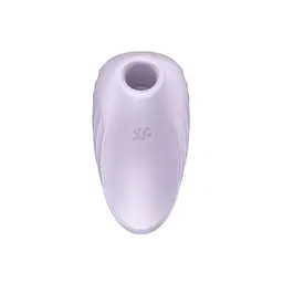 Стимулятор Satisfyer Pearl Diver Вакуумний кліторальний у вигляді мушлі, 9.1х5.1 см фіолетовий - мініатюра 4