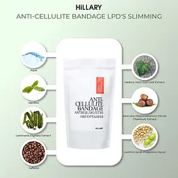 Набір Антицелюлітні ліпосомальні обгортання + рідина Hillary Anti-cellulite LPD'S Slimming (12 процедур) - мініатюра 10