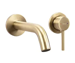 Змішувач для умивальника прихованого монтажу Rea Owen gold brushed (REA-B5334) золотий - матовий