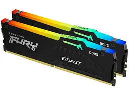 Модуль пам'яті Kingston FURY 32 GB (2x16GB) DDR5 5600 MHz Beast RGB (KF556C40BBAK2-32)