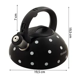 Чайник із свистком Ofenbach NB-100301BL 2.5 л чорний - мініатюра 3