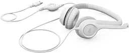 Гарнітура Logitech H390 Headset USB off-white (981-001286) - мініатюра 2