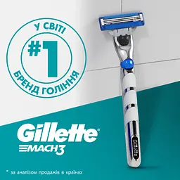 Змінні картриджі для гоління Gillette Mach3 Turbo 5 шт. - мініатюра 7