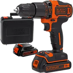 Дриль-шуруповерт Black+Decker BDCHD18KB [119537] - мініатюра 2