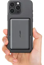 Павербанк Acefast Magnetic Wireless Black 10 000 mAh / 22.5 Вт (6974316284000) - мініатюра 3