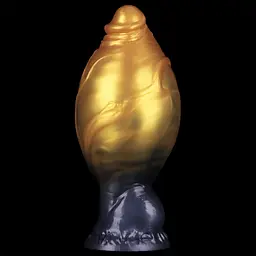 Фалоімітатор Lovetoy Dual Density 7.5’’ 19 см (золотий) - мініатюра 8
