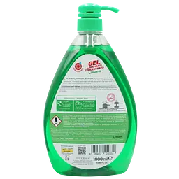 Засіб для миття посуду Eloderma Лимон, 1 л (EDWGL1000) - мініатюра 2