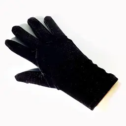Рукавички оксамитові короткі